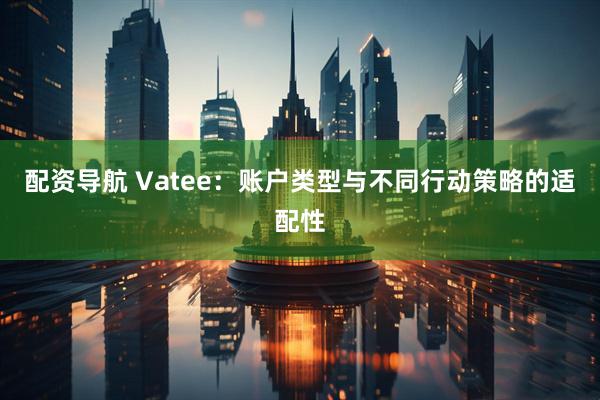 配资导航 Vatee：账户类型与不同行动策略的适配性