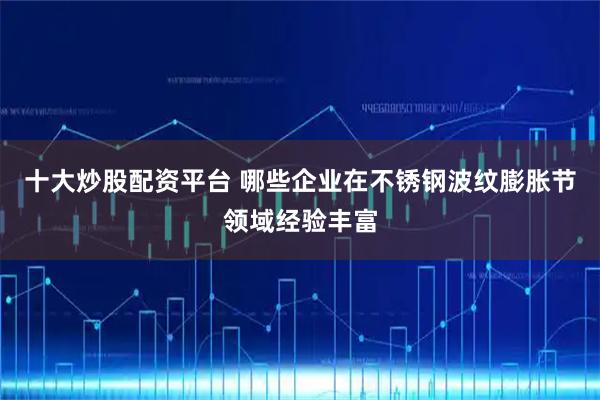 十大炒股配资平台 哪些企业在不锈钢波纹膨胀节领域经验丰富
